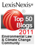 LexisNexis Environmental Law and Climate Change Community 2011 Top 50 Blogs